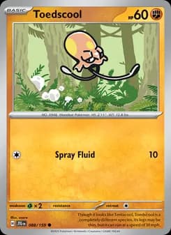 Toedscool card in English