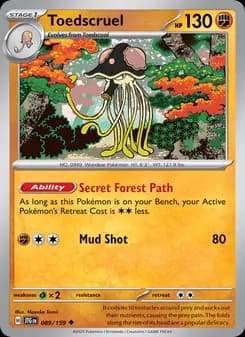 Toedscruel card in English