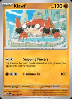 Klawf card in English