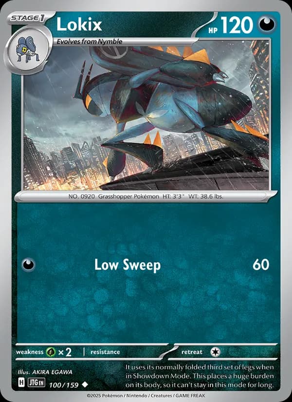 Lokix card in English