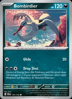 Bombirdier card in English