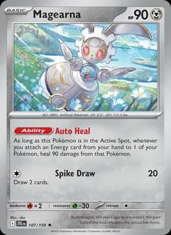 Magearna card in English