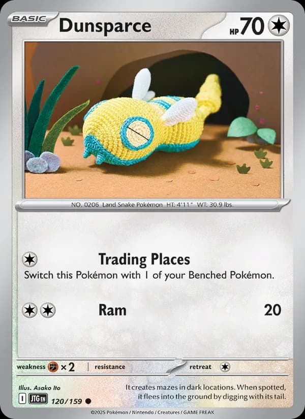 Dunsparce card in English