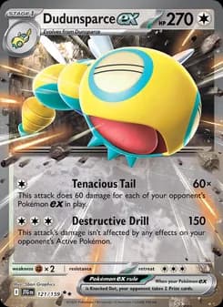 Dudunsparce ex card in English