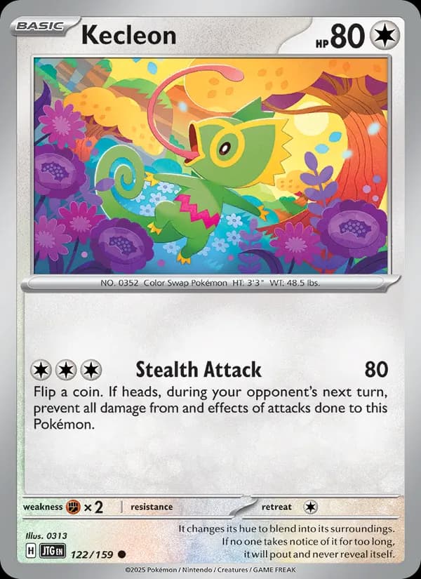 Kecleon card in English
