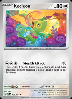 Kecleon card in English