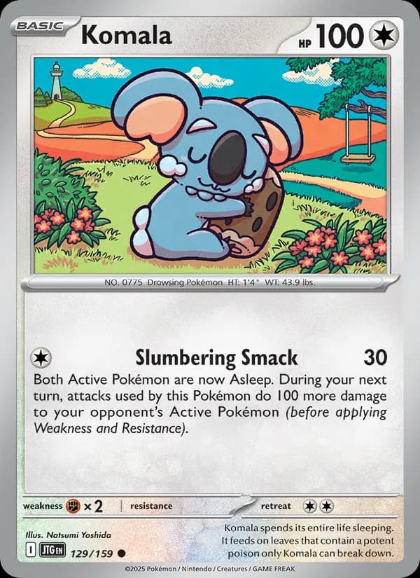 Komala card in English