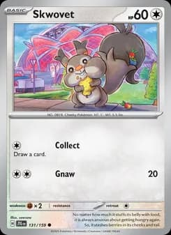 Skwovet card in English