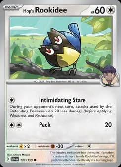 Hop's Rookidee card in English