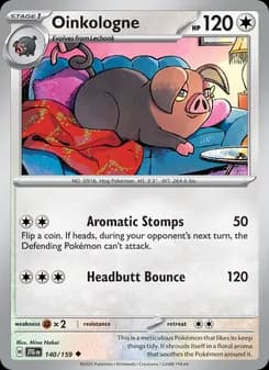 Oinkologne card in English