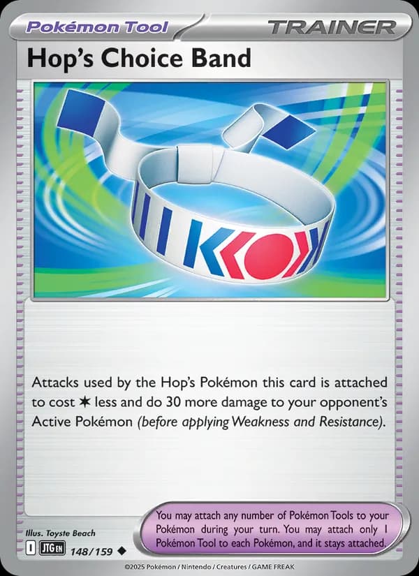 Hop's Choice Band card in English