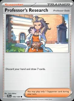 Professor's Research card in English