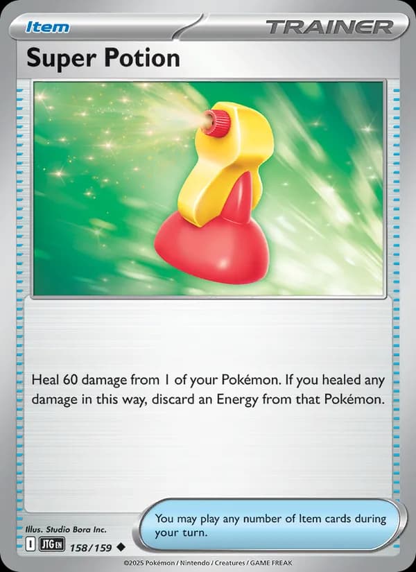 Super Potion card in English