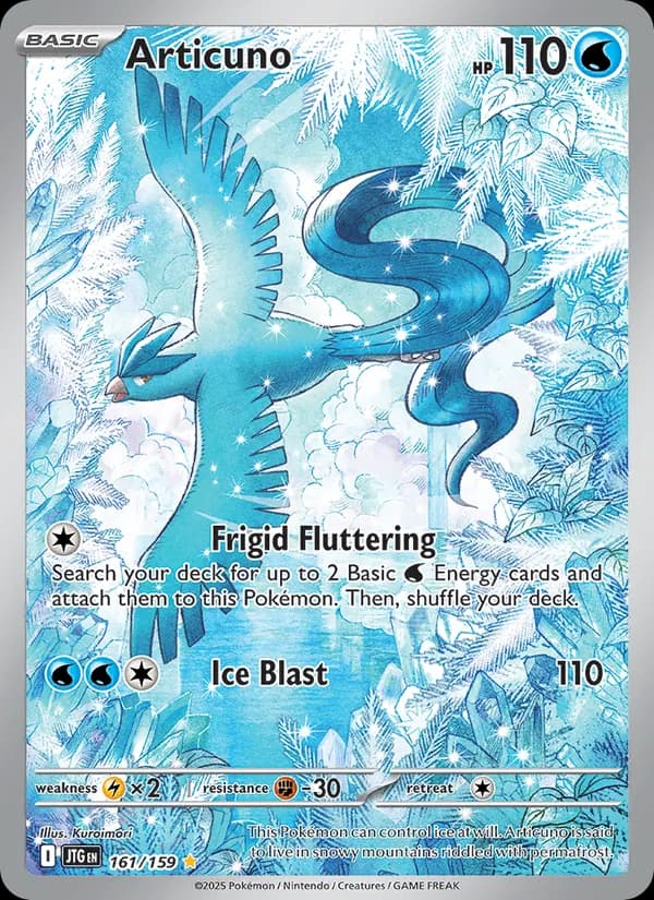 Articuno card in English