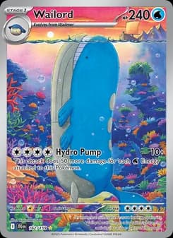 Wailord card in English