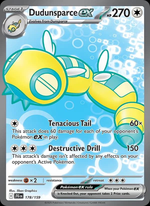 Dudunsparce ex card in English