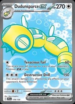 Dudunsparce ex card in English