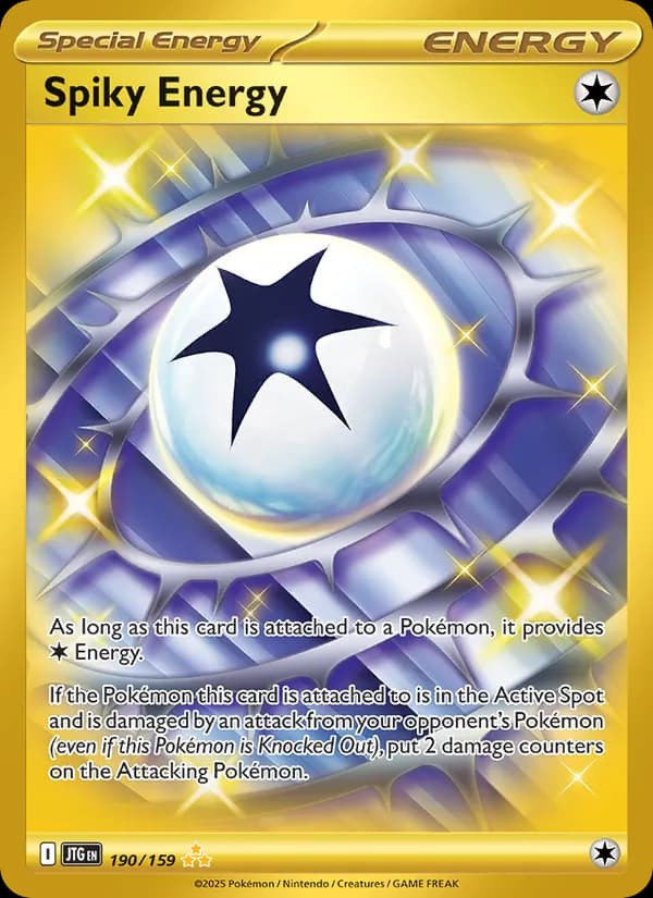 Spiky Energy card in English