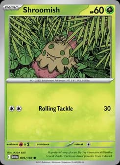 Shroomish card in English