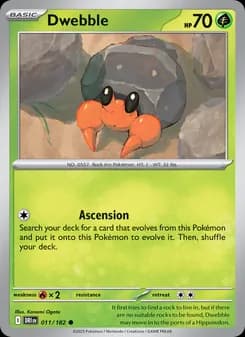 Dwebble card in English