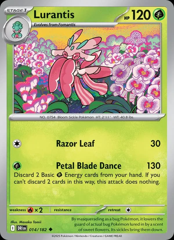 Lurantis card in English