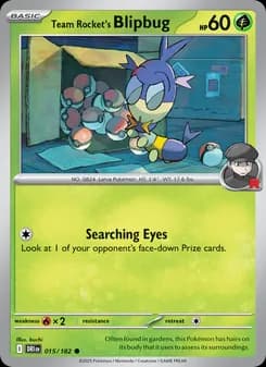 Team Rocket's Blipbug card in English