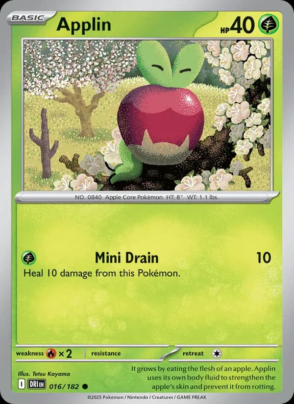 Applin card in English