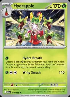 Hydrapple card in English
