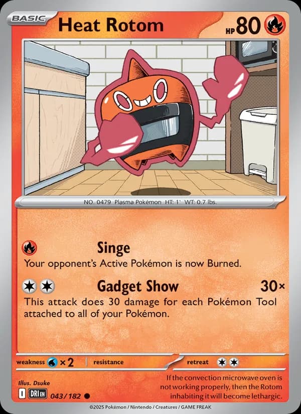 Heat Rotom card in English