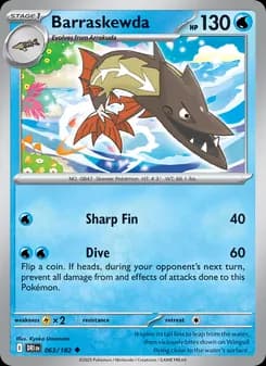 Barraskewda card in English