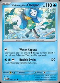 Wellspring Mask Ogerpon card in English
