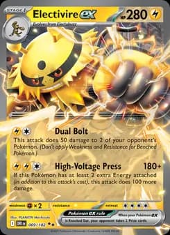 Electivire ex card in English