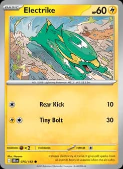 Electrike card in English