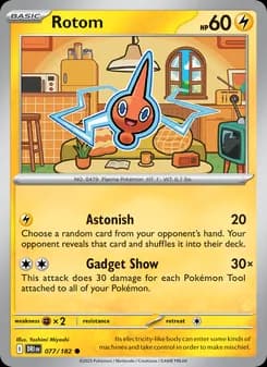 Rotom card in English