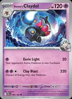 Steven's Claydol card in English