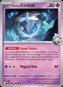 Steven's Carbink card in English