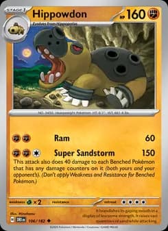 Hippowdon card in English