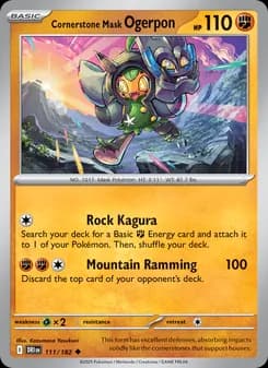 Cornerstone Mask Ogerpon card in English