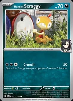 Marnie's Scraggy card in English