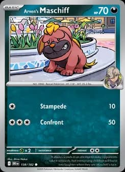 Arven's Maschiff card in English