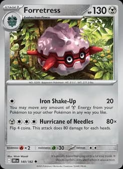 Forretress card in English