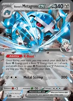 Steven's Metagross ex card in English
