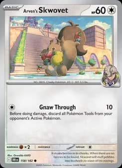 Arven's Skwovet card in English