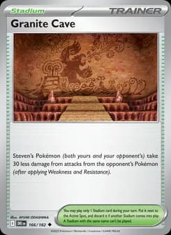 Granite Cave card in English