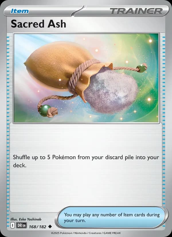 Sacred Ash card in English