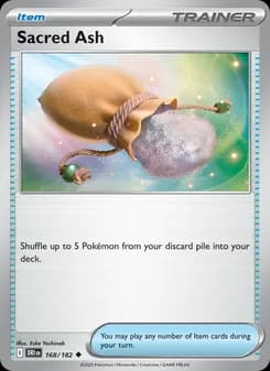 Sacred Ash card in English
