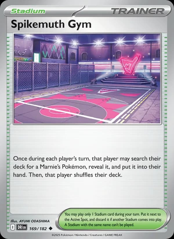 Spikemuth Gym card in English