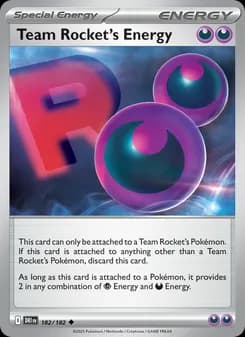 Team Rocket's Energy card in English