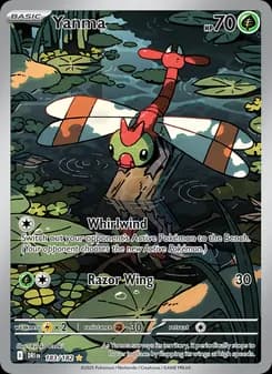 Yanma card in English