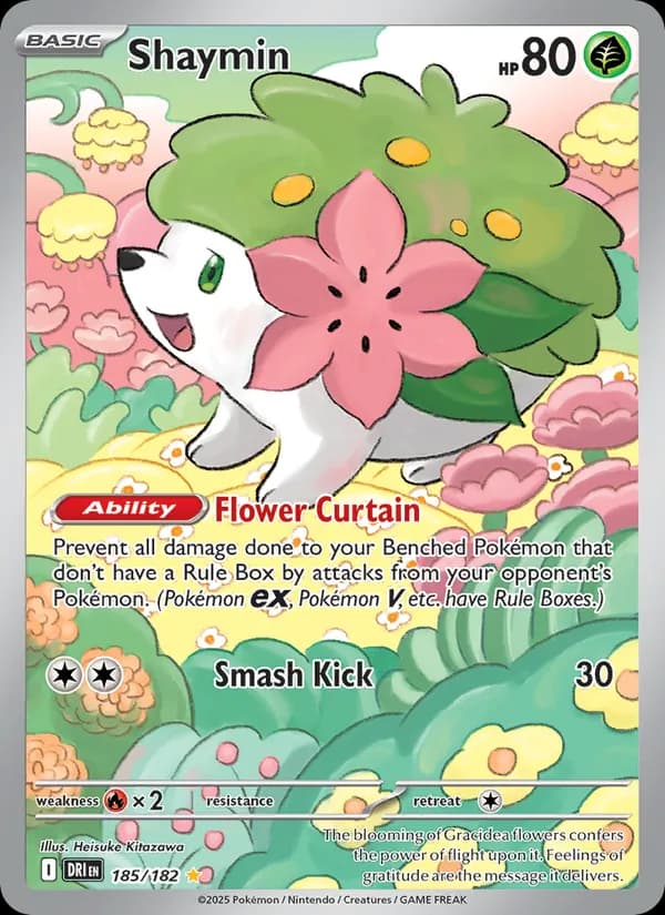 Shaymin card in English